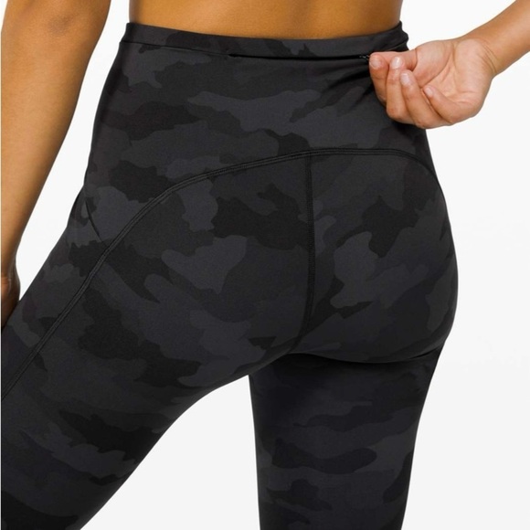 Lululemon 6 Swift Speed High-Rise Tight 28" Heritage 365 Camo Coal Multi Black - Picture 11 of 14
